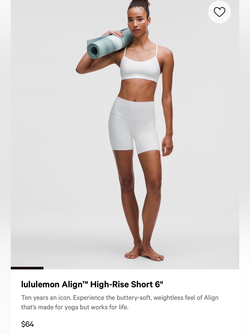 Lululemon White Women's Active Bike Shorts